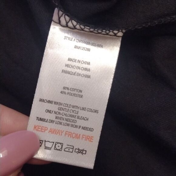 NWT Rae Dunn Halloween Set Momster long sleeve top and pumpkin socks size L - Picture 8 of 11